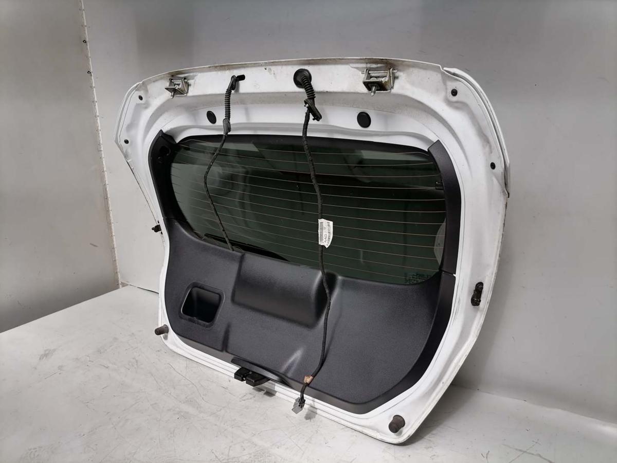 Ford Fiesta 2AJ original Heckklappe mit Heckscheibe Frost Wei&szlig; Bj.2011